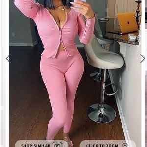 Wrong way sweater pant set
